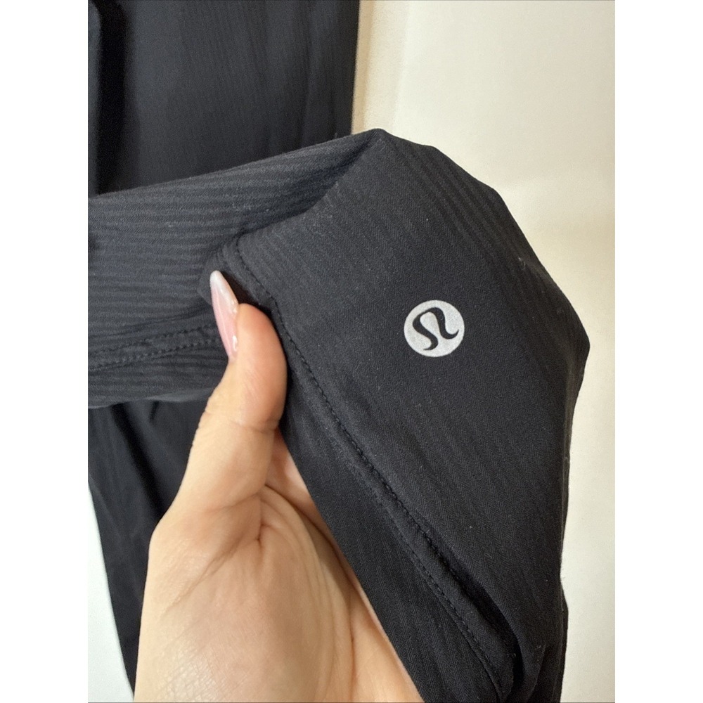 Lululemon Dance Studio Mid-Rise Full Jogger Pants Lightweight Drawstring Black 4 - Picture 6 of 8